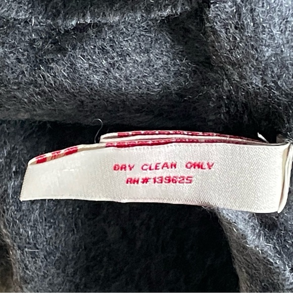 New! Red Envelope 100% cashmere Poncho dark gray nwot 47128 - Picture 4 of 16